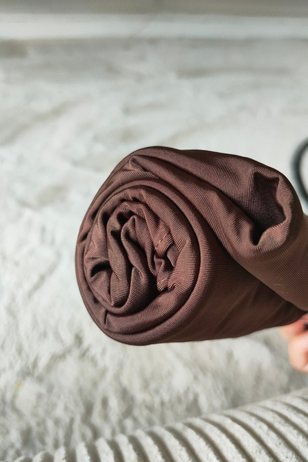 Hijab Jersey Liquide - Marron Chocolat