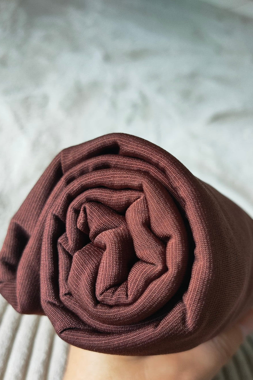 Hijab Jersey Premium - Acajou
