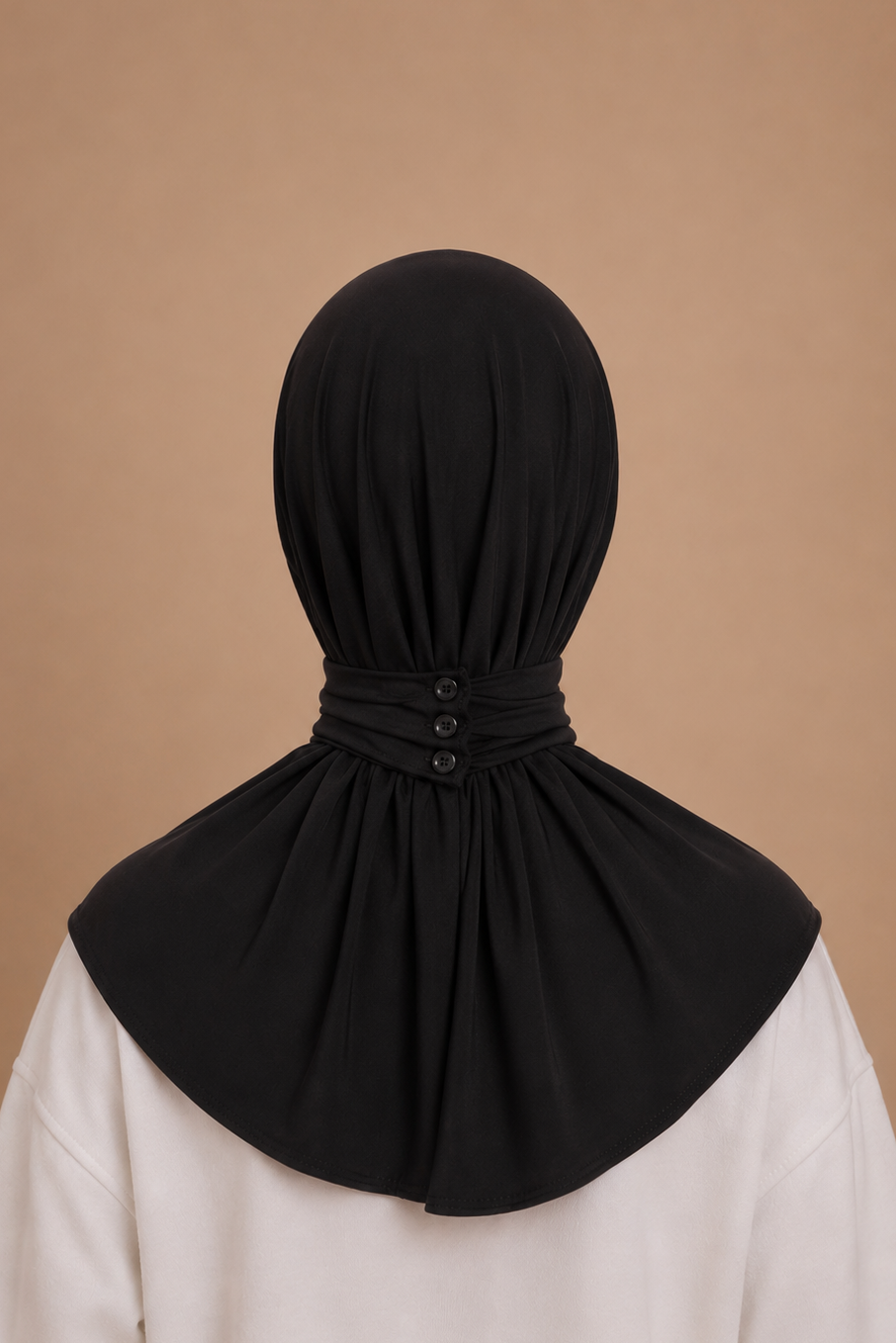 Cagoule Jersey Premium Perlée - Noir