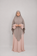 Khimar Soie de Médine XXL Extra Long – Taupe