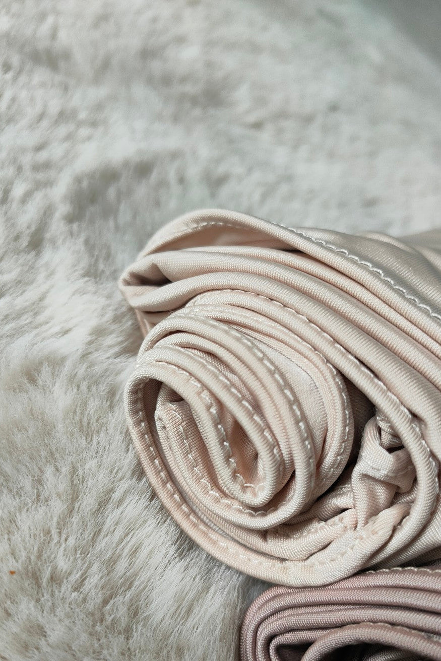 Hijab Jersey Liquide - Nude