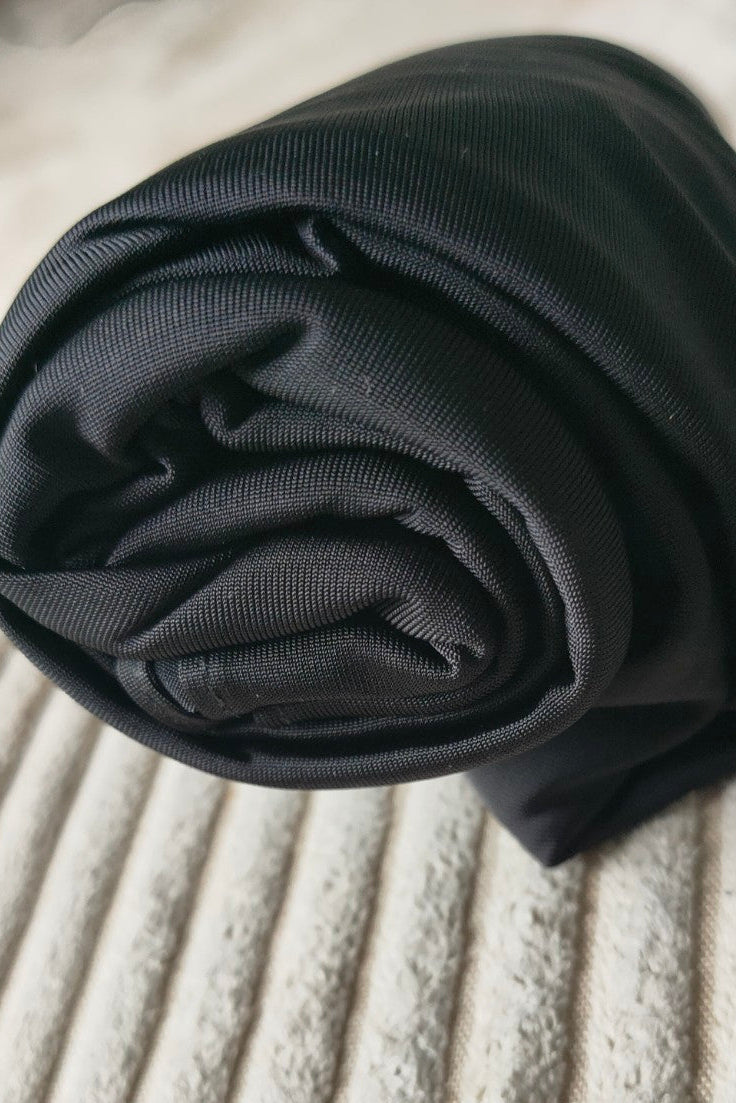 Hijab Jersey Liquide - Noir