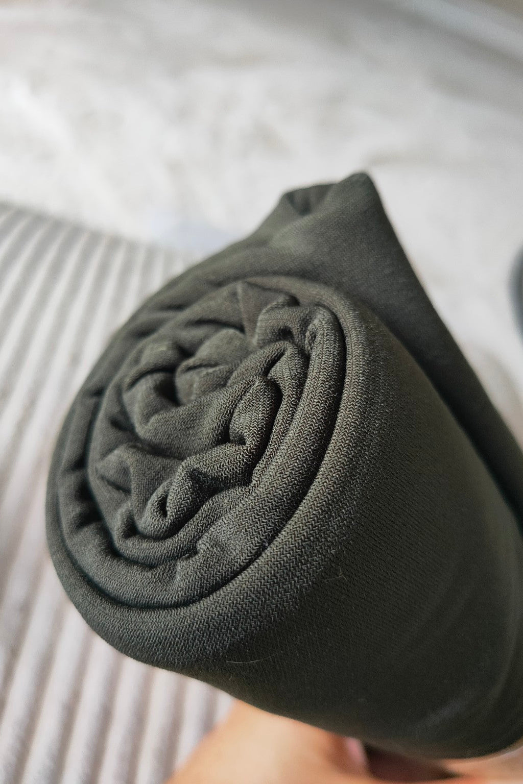 Hijab Jersey Premium - Kaki Foncé