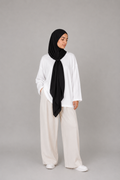 Hijab Jersey Premium Triangle - Noir